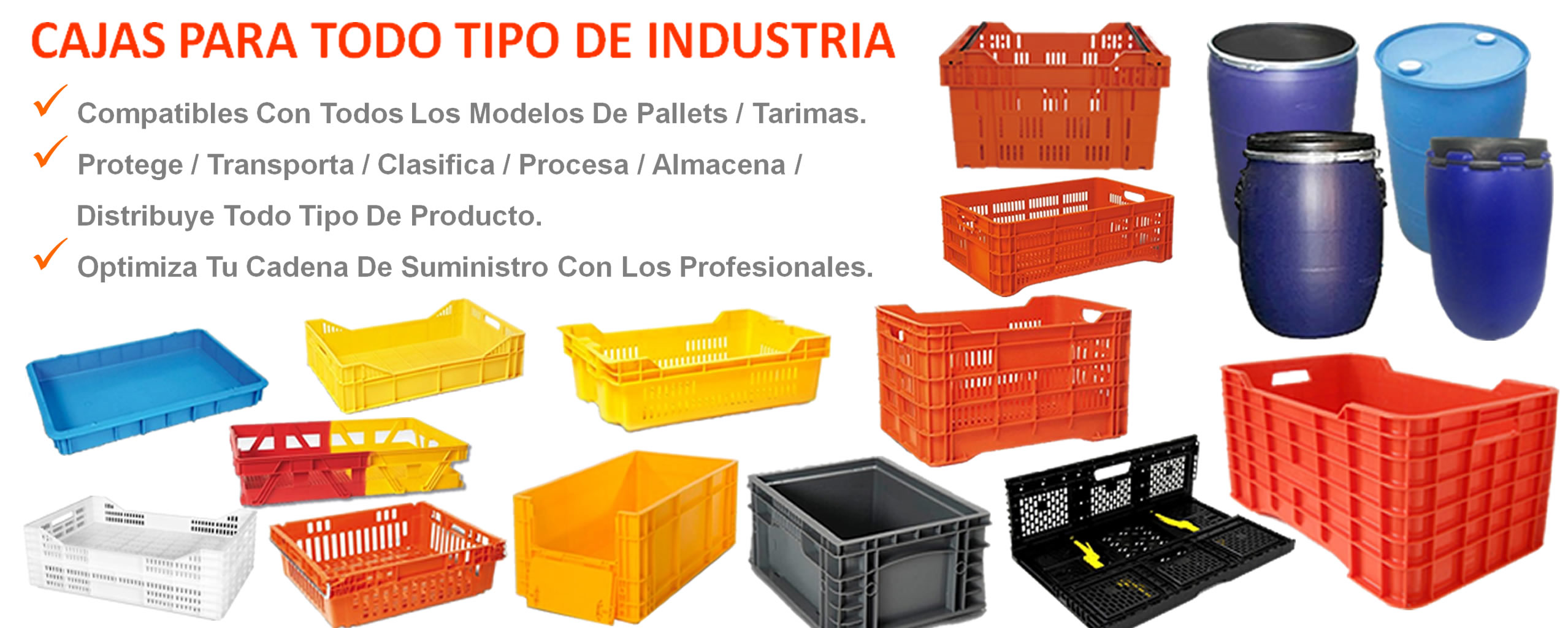 Cajas - Almacenaje - Envases industriales - Industrial