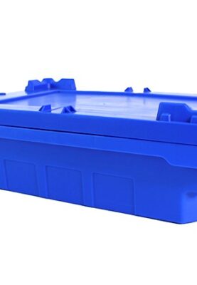 CAJA 4632 13H Caja Plastiico Medida 460 x 320 x 130H mm Estibable Enfilable Vacia Ahorro de espacio en transporte y Almacenaje Ideal Para procesos de Distribucion De Todo Tipo de Producto