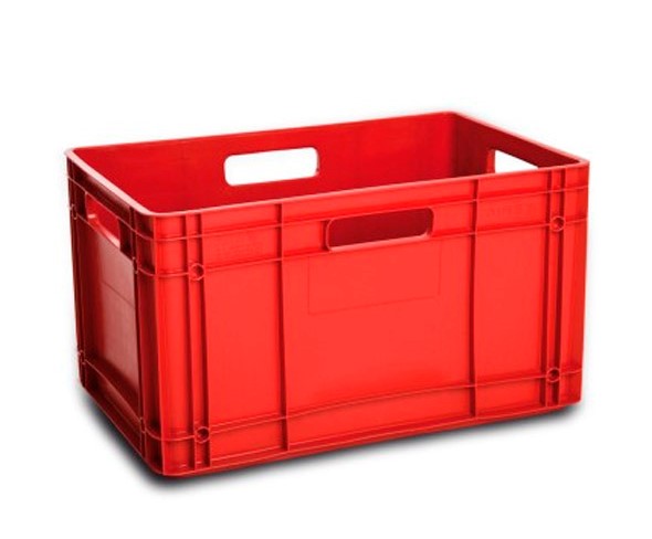 CAJA 6033 28H Caja Plastico version cerrada Medidas 500 x 330 x 280H mm Cuatro Sujetadores Para mayor seguridad Muy Practica Util Para todo Tipo de Industria y AgroIndustria Polietileno HDPE y Reproceso