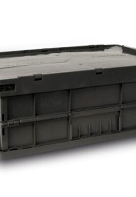 CAJA 6038 23H Caja Plastico Industrial Colapsable medidas: 600 x 380 x 230H mm estibable y Colapsable ideal Para Procesos de Almacenaje Clasificacion Distribucion Envios y Transporte de Todo Tipo De Productos En La Industria