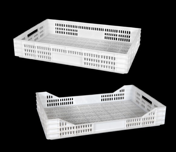 CAJA 6040 10H caja Charola Plastico Medidas 600 x 400 x 100H mm Caja MultiProcesos apta Para La AgroIndustria Apta Para Procesos de cosecha Congelacion refrigeracion Clasificacion Envio de Todo tipo de productos de La industria Agro alimentaria