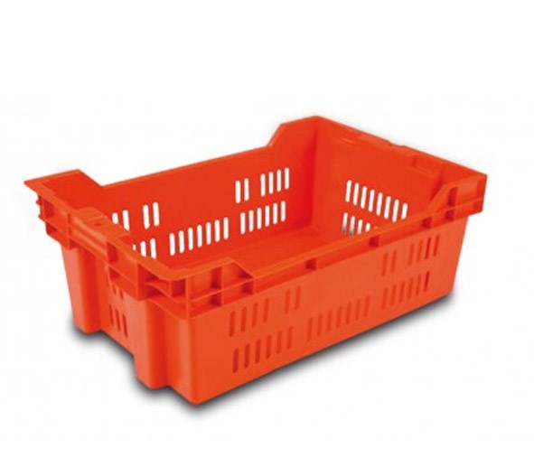 CAJA 6040 22H caja Plastico medidas: 600 x 400 x 220H mm Ideal para multiples procesos En Industrai AgroAlimentaria Industria Alimentaria , Industria carnica Industria Pesquera Compatibles con todo Tipo de Pallets Y Tarimas de Plastico