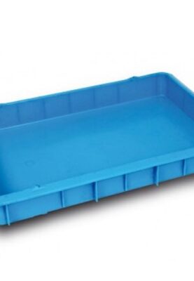 CAJA 6645 8H Caja-charola de Plastico Medidas 660 x 450 x 80H mm Ideal Para Procesos en La Industria alimentaria Procesos de seleccion clasificacion Congelamiento refrigeracion de Todo tipo de Productos Alimenticios