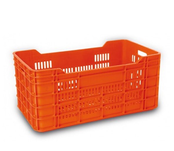 CAJA 7139 31H caja Plastico Version calada y Cerrada Medidas 710 x 390 x 310H mm Ideal para Multiples procesos en la Industria Alimentaria y Agroalimentaria Compatible con Todo tipo De Pallets Y Tarimas de Plastico En la Industria En General Ideal para Industrai Agricola acuicola Pesquera ,Carnica Etc