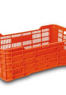 CAJA 7141 25H Caja Plastico Medidas 715 x 415 x 255H mm Version Calada y Cerrada Ideal para Multiples procesos en Industria Alimentaria , AgroAlimentaria Acuicola , Pesquera Compatibles con todo tipo de pallets Y Tarimas de Plastico