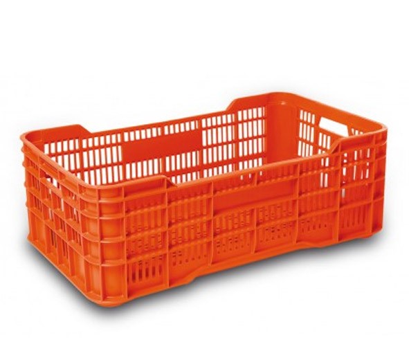 CAJA 7141 25H Caja Plastico Medidas 715 x 415 x 255H mm Version Calada y Cerrada Ideal para Multiples procesos en Industria Alimentaria , AgroAlimentaria Acuicola , Pesquera Compatibles con todo tipo de pallets Y Tarimas de Plastico