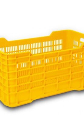 CAJA 7342 35H caja Plastico Version calada y Cerrada Apta Para Todo tipo de Industria Manufacturera ,Armadoras , Agroalimentaria , Agricola , Alimentaria ,farmaceutica; Acuicola , pesquera , Naviera ,Compatible Con Todo Tipo de Pallets Y Tarimas de Plastico