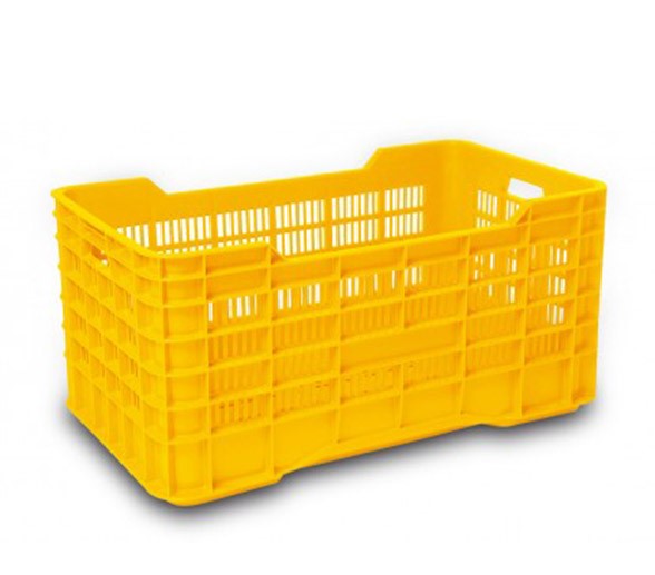 CAJA 7342 35H caja Plastico Version calada y Cerrada Apta Para Todo tipo de Industria Manufacturera ,Armadoras , Agroalimentaria , Agricola , Alimentaria ,farmaceutica; Acuicola , pesquera , Naviera ,Compatible Con Todo Tipo de Pallets Y Tarimas de Plastico