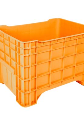 CAJA 8360 58H Caja Plastico Contenedor capacidad 250 Kg Version Cerrado Medidas 830 x 600 x 580H mm Apta Para Multiples procesos y Operaciones de Todo Tipo de Industria e Industria Alimentaria , Compatible Con Todo Tipo De Pallets y Tarimas de Plastico