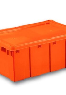 CAJA 5030 21H T Caja Plastico Con Tapa IMedida 500 x 300 x210H mm Ideal Para Distribucion Clasificacion Envio rReparto de Todo tipo de Productos