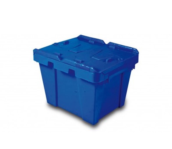 CAJA 3025 21H Caja de Plastico Tapas dobles Bisagra Medidas 300 x 250 x 210H mm Cap 20Kg Ideal Par Distribucion Clasificacion Envio Reparto Control de Todo tipo De Productos En La Industria En General