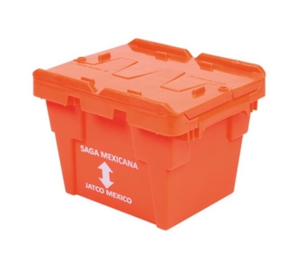 CAJA 3025 21H caja Plastico Tapas Dobles Bisagra Medidas: 300 x 250 x 210H mm cap 20Kg Ideal Para Distribucion Clasificacion Envio Reparto Control de Todo Tipo De Productos En La Industria General