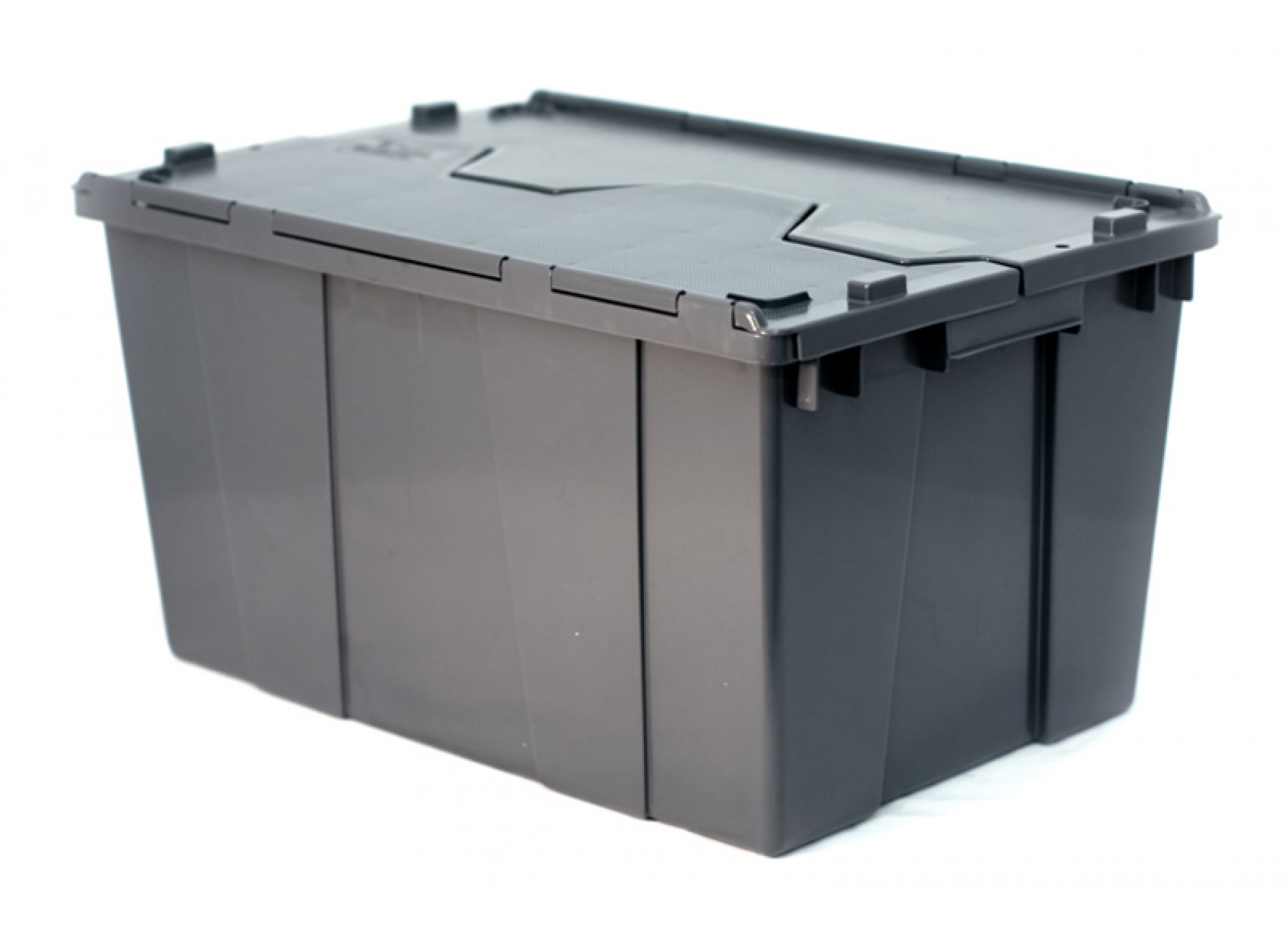 Caja Plastico Tapas Bisagra Modelo 6040 32H capacidad 28 Kg Ideal Para Distribucion Clasificacion Envios Reparto de Todo Tipo De Productos Maxima Proteccion