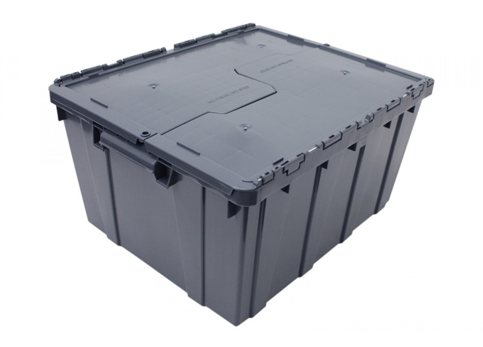 Caja Plastico tapa Bisagra Modelo 6050 32H capacidad 34 Kg Ideal Para Manejo Distribucion Clasificacion de todo Tipo de Productos Para Diferentes destinos Envios