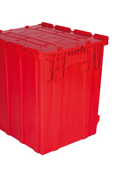 Caja Plastico tapa bisagras modelo: 6050 61H capacidad 30 Kg Ideal Para Distribucion de Productos y Mercancias Gran Volumen , Manejo y Envio DE todo tipo de Productos
