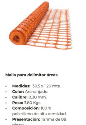 MALLA 120H 30M DELIMITA